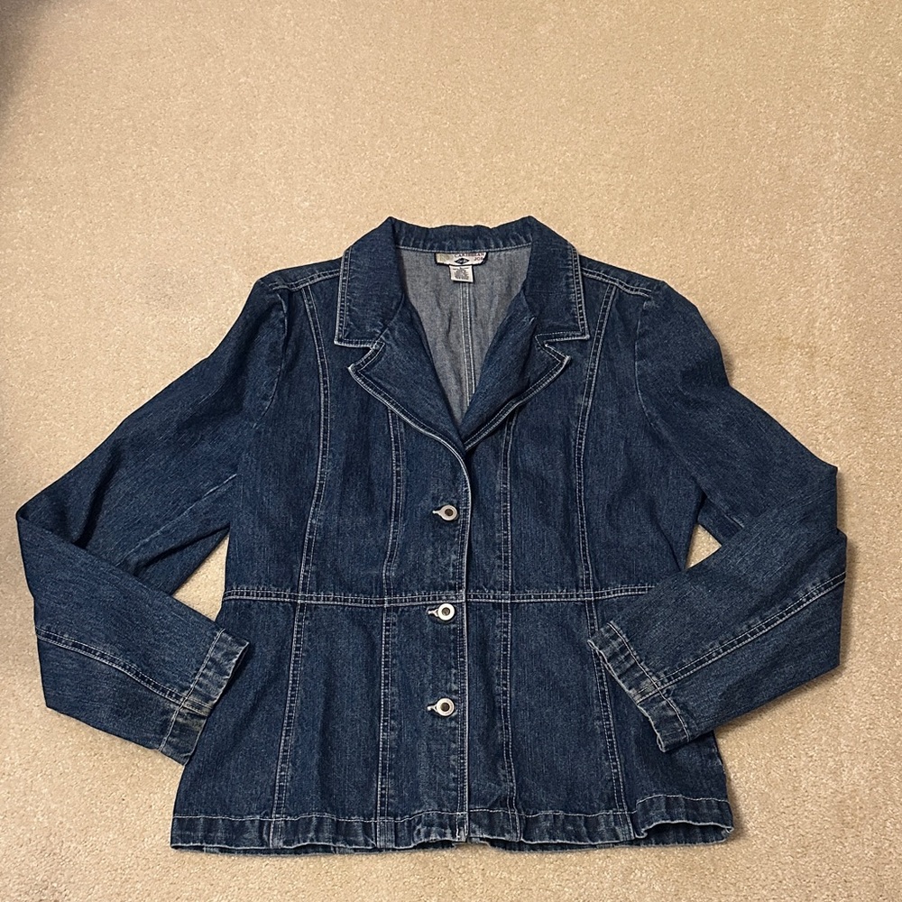 Vintage Caribbean Joe Women's Denim Jacket/Blazer size L